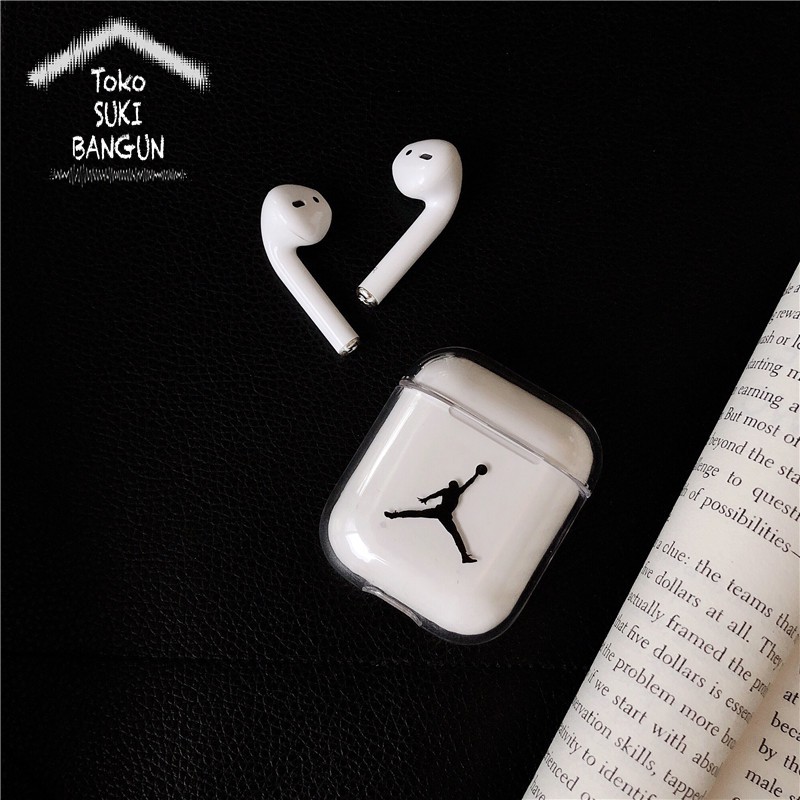 Airpods Case Plastic Mica LOGO Thick Clear Transparent Protector Cover