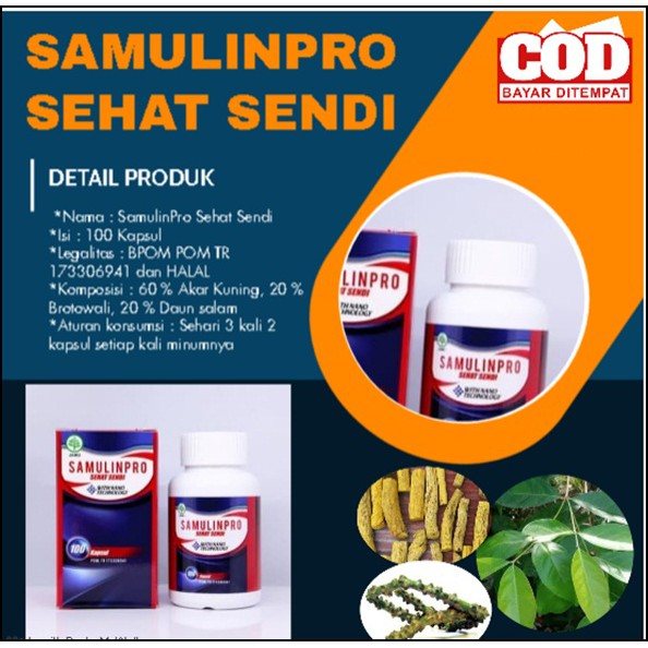 Obat Nyeri Sendi Dan Otot Kaku-Obat Nyeri Otot-Obat Nyeri Sendi Dan Tulang-SAMULINPRO SEHAT SENDI