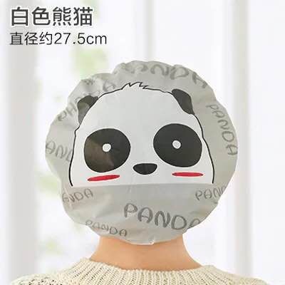 Topi Mandi Shower Cap Penutup Rabut (KARTUN) mortif RANDOM