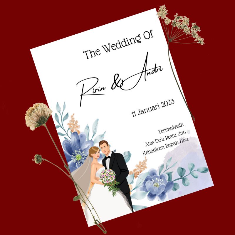 Kartu || Voucher Souvenir | Kartu Pengambilan Makanan | Kartu Ucapan