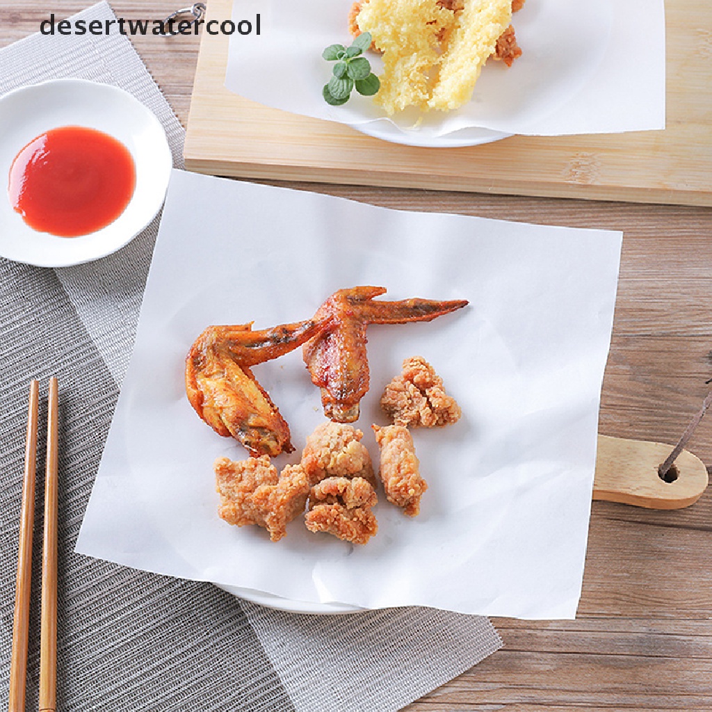 50pcs Kertas Membran Penyerap Minyak Makanan Sup