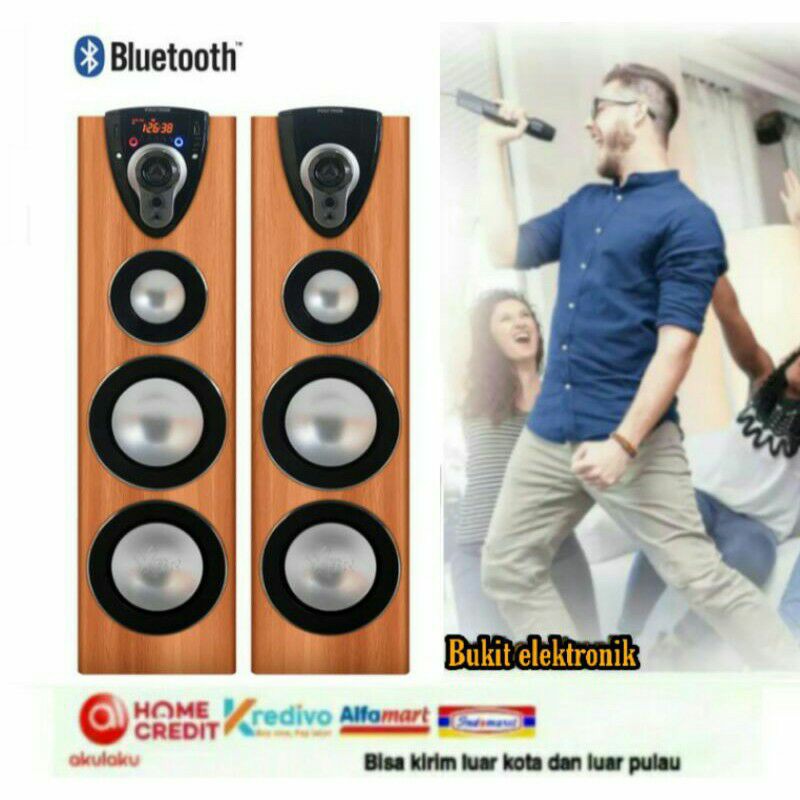 ACTIVE SPEAKER POLYTRON PAS59 PAS 59 BLUETOOTH+REMOT+RADIO+DISPLAY LED+XBR Woofer