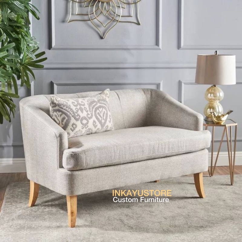 INKAYUSTORE SOFA MINIMALIS KAIN DAPHNIE | SOFA MODERN ELEGANT INKAYUSTORE | SOFA KELUARGA MINIMALIS