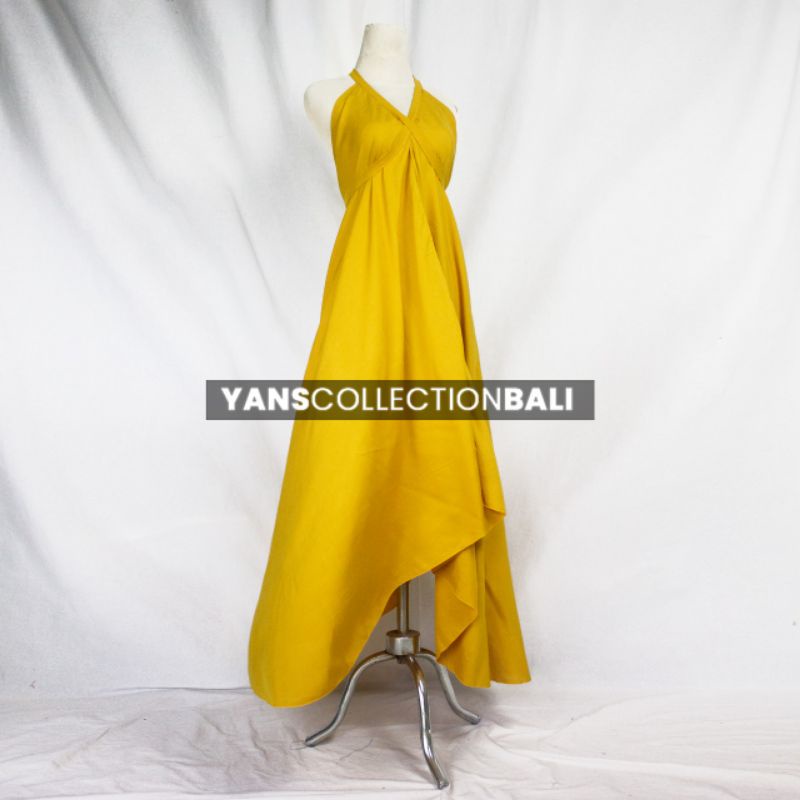 Maxi Dress Piramid BALI-Gold polos