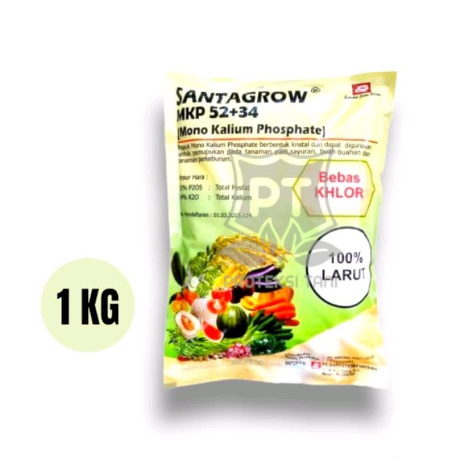 Pupuk MKP Santani 52 P205 + 34 K2O Santagrow
