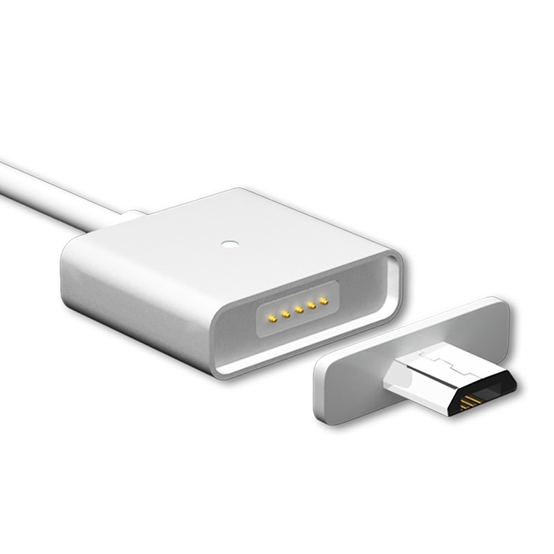 Kabel Micro USB Magnetic - Silver