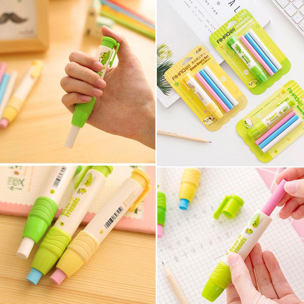 PINEAPPLE Pineapple Rubber Eraser Novelty Kantor Sekolah Alat Tulis Berbentuk Pulpen Koreksi Alat