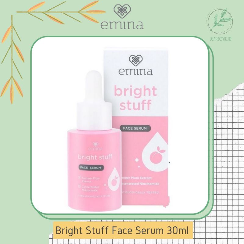 EMINA BRIGHT STUFF FACE SERUM 30ML,75ML/SERUM WAJAH EMINA