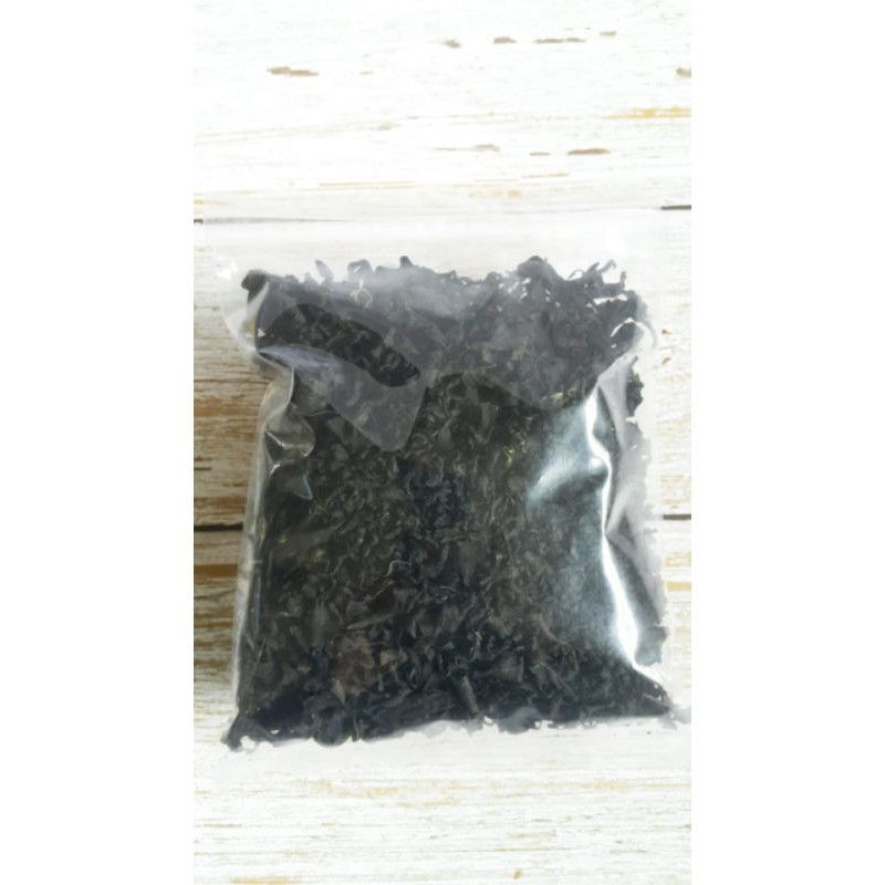 DRY WAKAME Rumput Laut Kering 500 g │ Dried Cut Wakame Impor