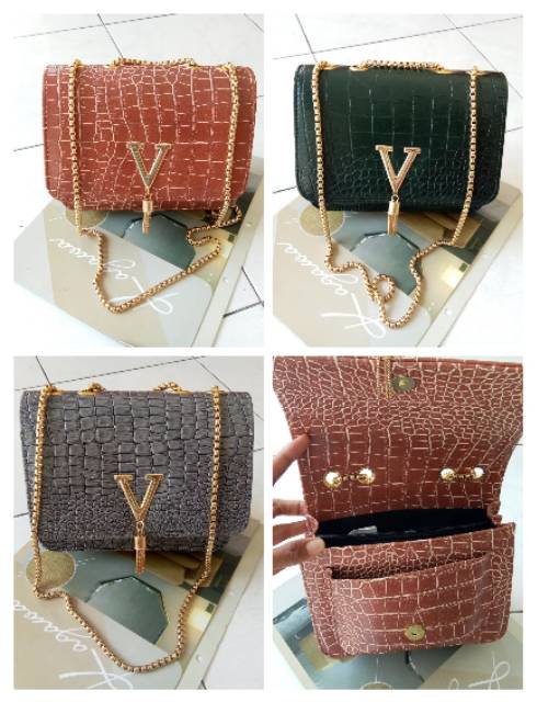 Tas Wanita Croco Kuncir