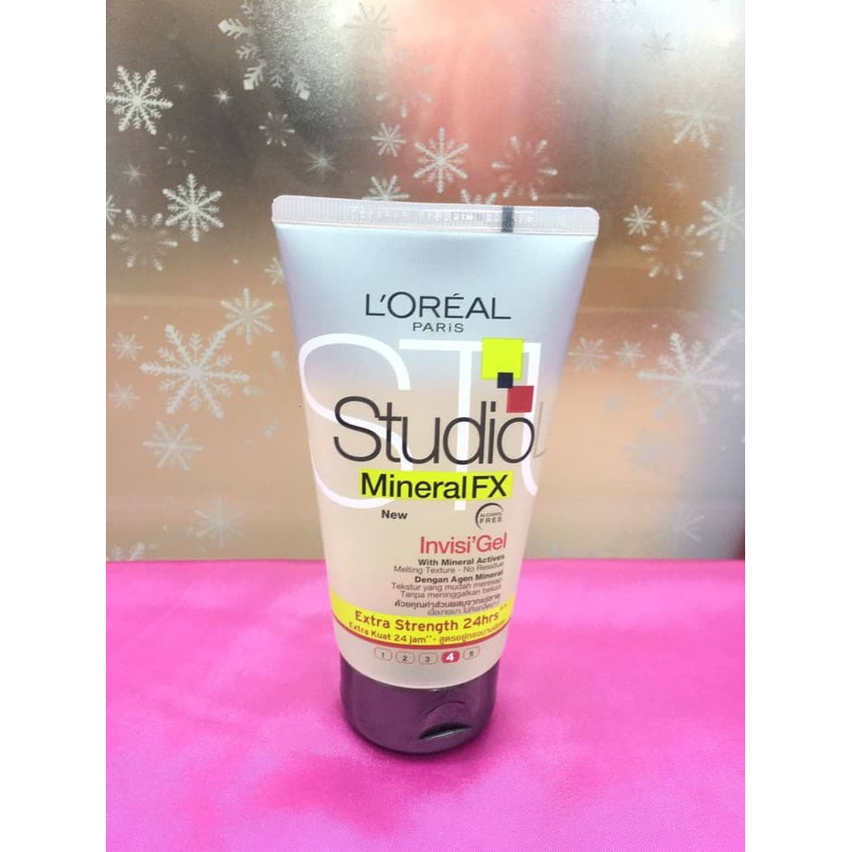 loreal studio gel mineral fx 150ml level 4   level 3