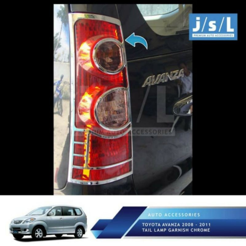 garnish List lampu belakang for Toyota avanza new
