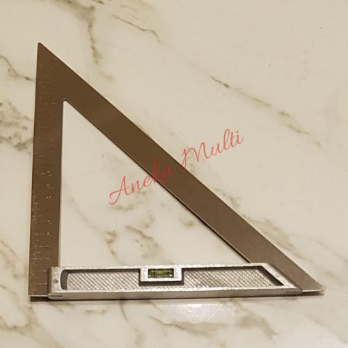 

Penggaris Besi segitiga dengan level aluminum alloy 200mm Best Seller
