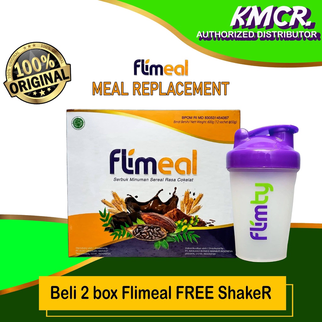 FLIMEAL BY FLIMTY SUSU SEREAL PENGGANTI MAKANAN DIET PELANGSING KMCR