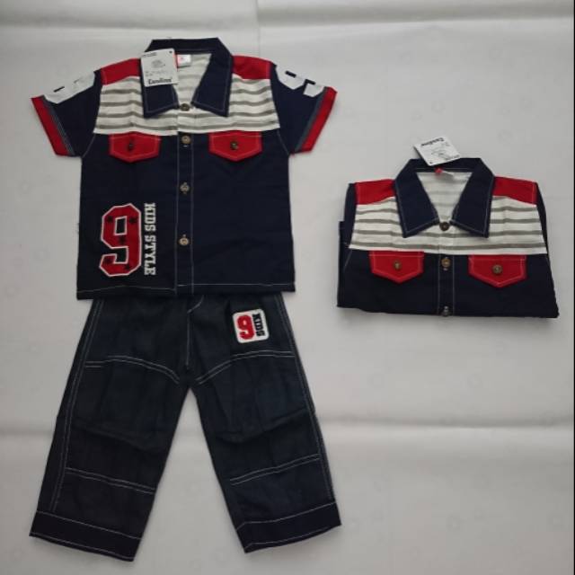 Baju hem anak Candino1-2 thn