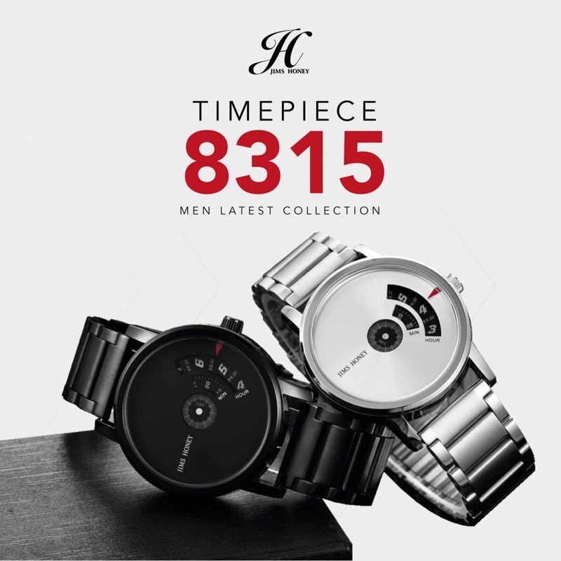 JAM TANGAN PRIA 8315 JIMS HONEY JH