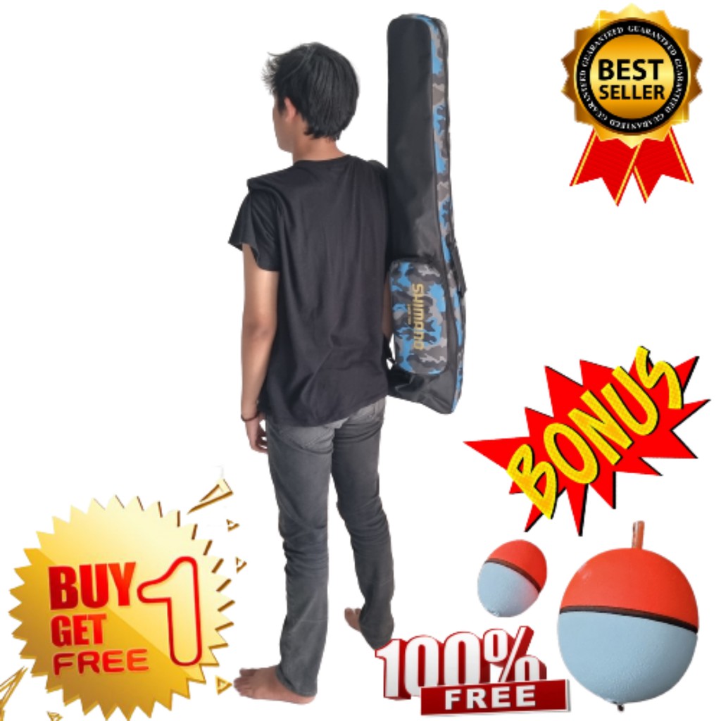 Tas Pancing Ransel Gendong Ukiuran Jumbo Besar Panjang 80cm 100cm 120cm 150cm muat Banyak Joran Rill