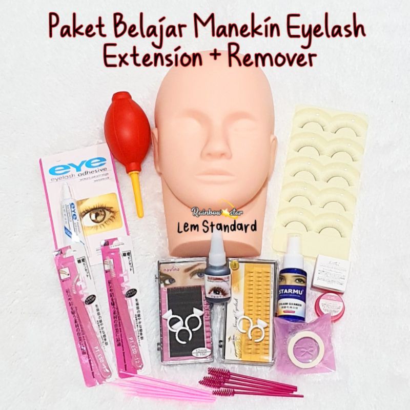 Paket Eyelash Extension / Paket Belajar Lengkap Eyelash Extension + Remover