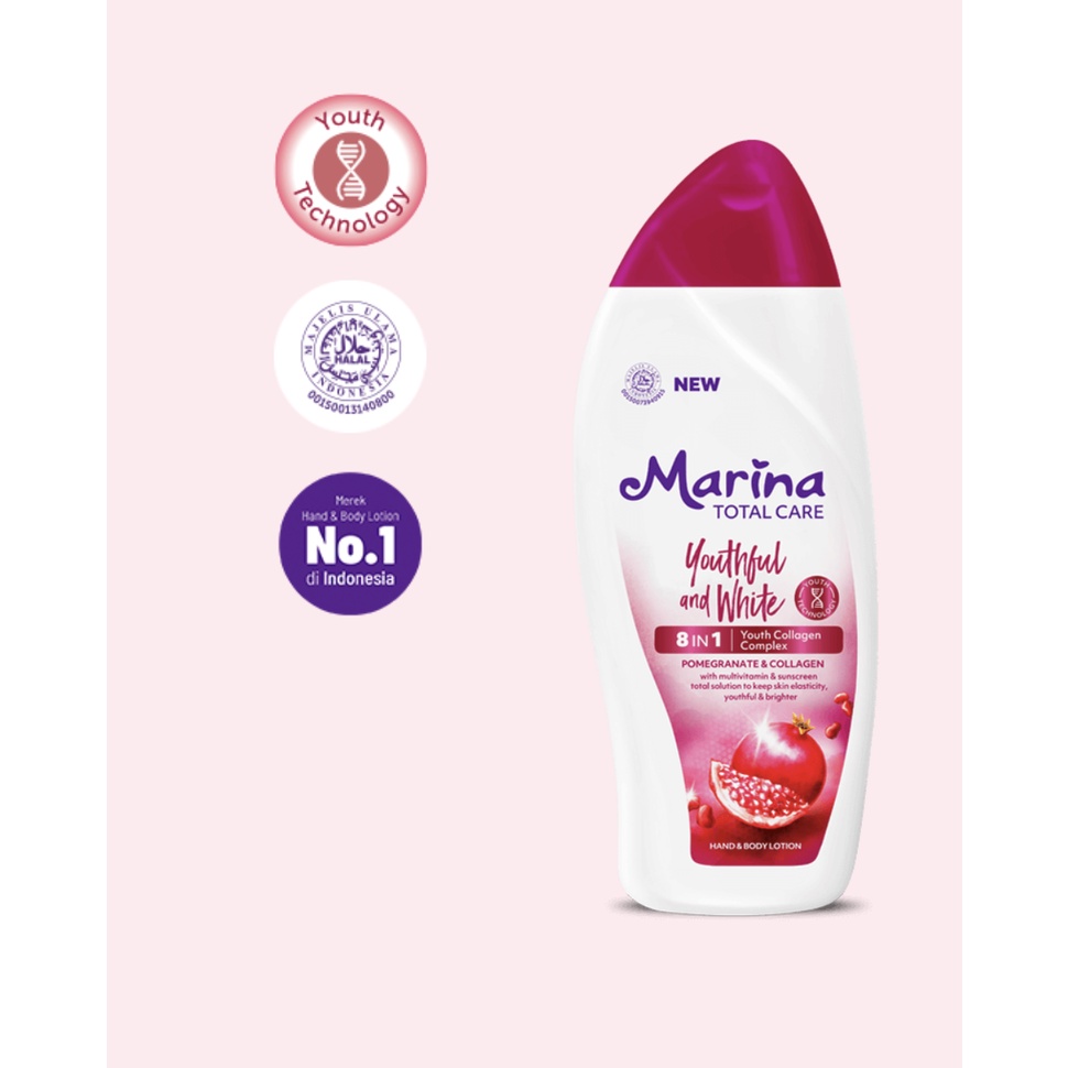 Marina Hand &amp; Body Lotion Uv White 460 ml