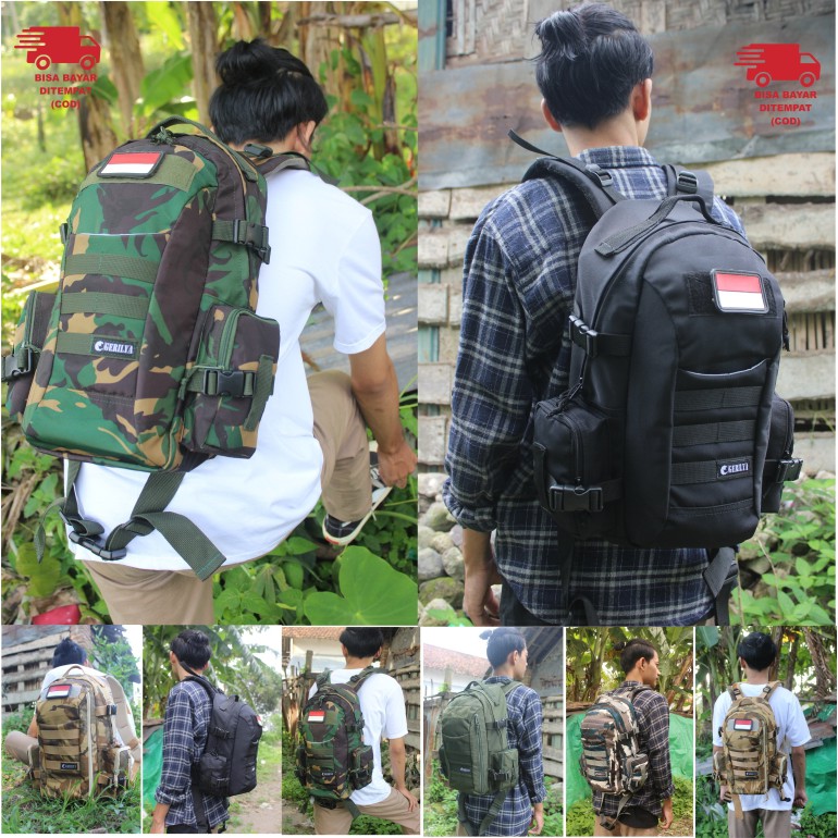 Tas ransel pria army Tactical / Gerilya Jatayu