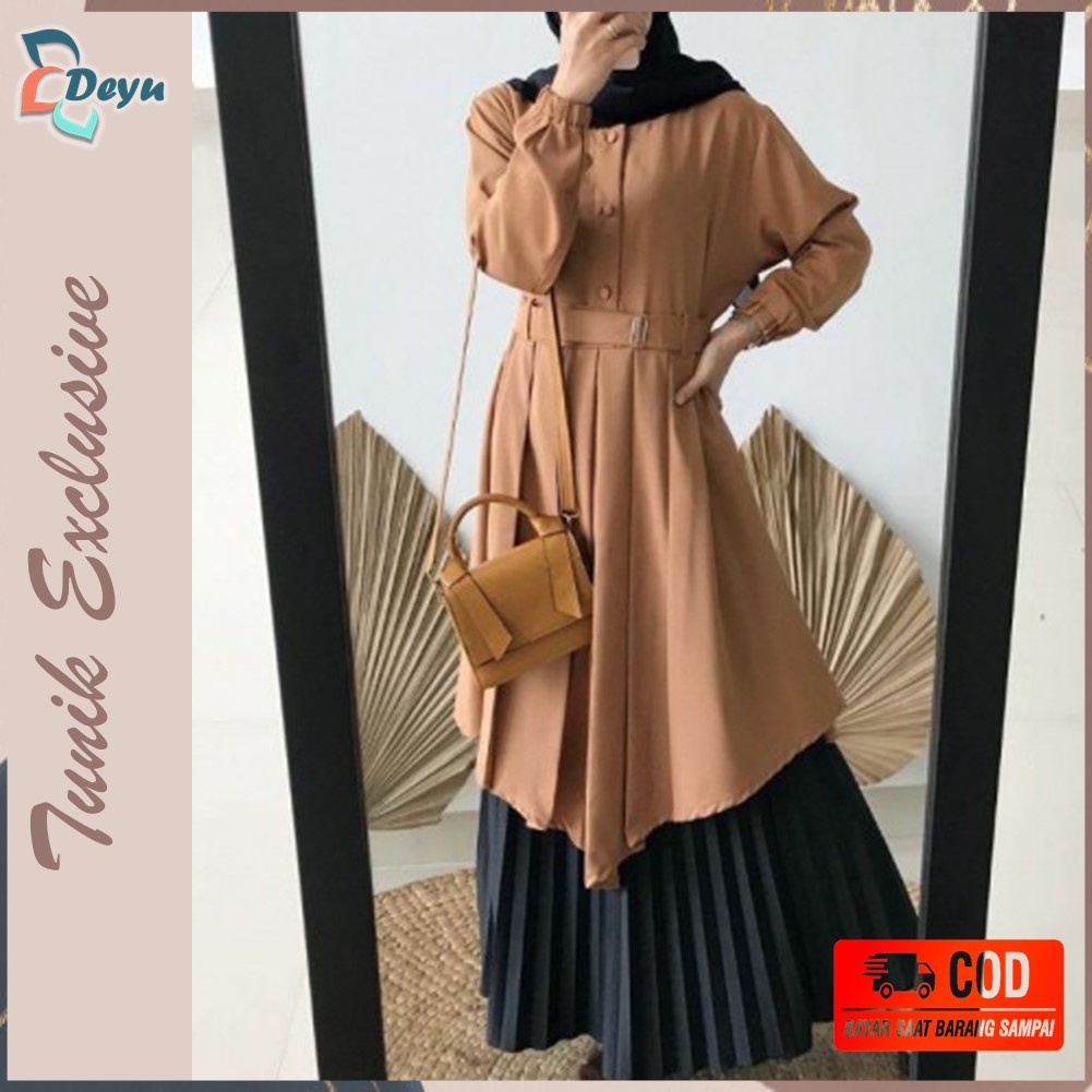 Tunik Amanda - Tunik Terbaru 2021- Tunik Kekinian-Tunik Wanita Murah- Tunik Remaja- Tunik polos