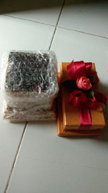 Kotak Cincin Frame Tutup Mika Untuk Seserahan/ Lamaran Fc