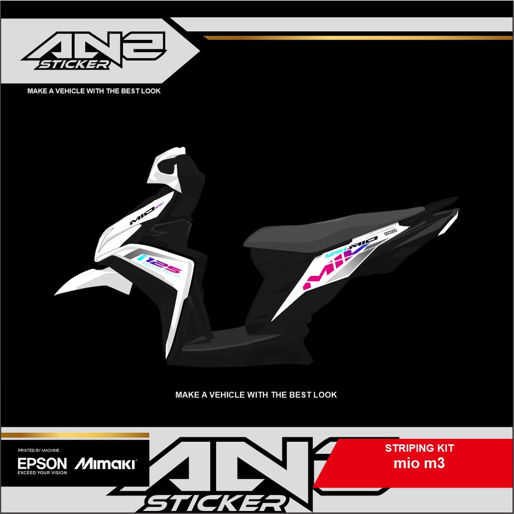 STRIPING MIO M3 125i PHILIPPINES/STIKER VARIASI MIO M3 125