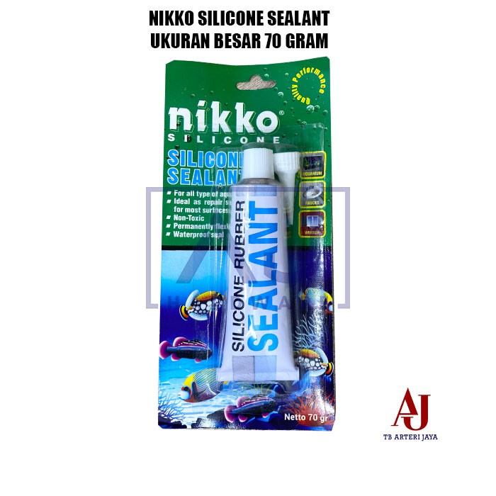 

Lem Kaca Aquarium Sealant Silicone 70 Gram High Quality Lem Sealent Nikko 70 gr Bening