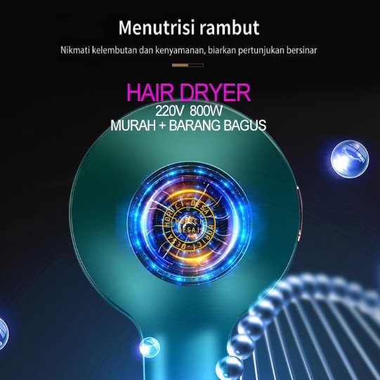 Hair dryer 800W Hair dryer asli untuk toko tukang cukur 800W Pengering Rambut Termurah Daya tinggi