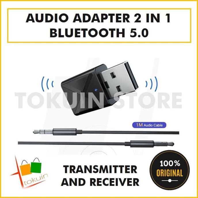 Jual Model Terbaik Bluetooth 5.0 Audio Receiver Transmitter Music ...