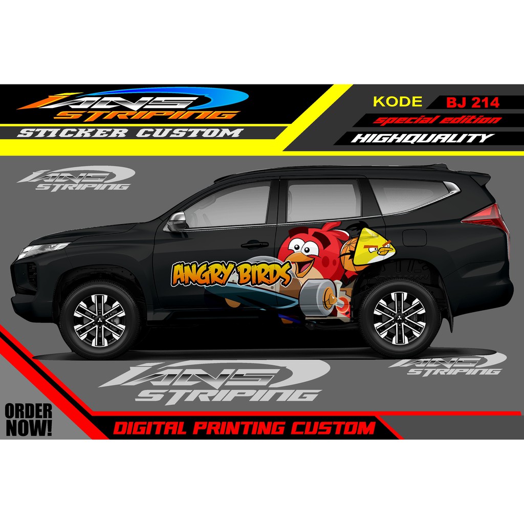 STICKER MOBIL PAJERO SPORT, PAJERO, INNOVA