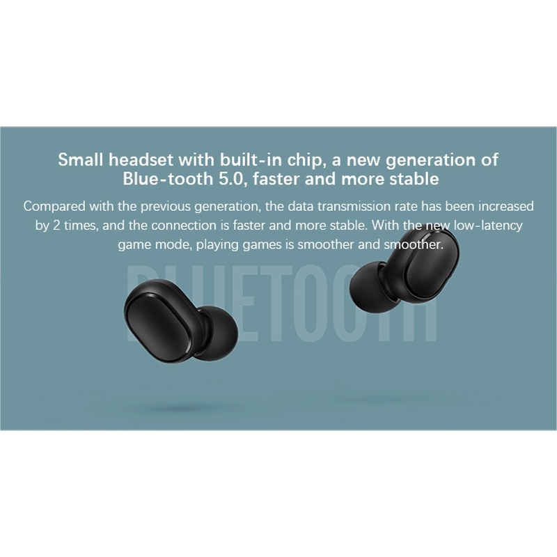Xiaomi Headset Bluetooth Redmi AirDots S Earphone TWS Bluetooth 5.0 Wireless Gaming-5