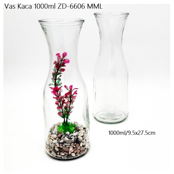 Vas/Botol Air Kaca 1000ml ZD-6605 MMD Hseware Corp