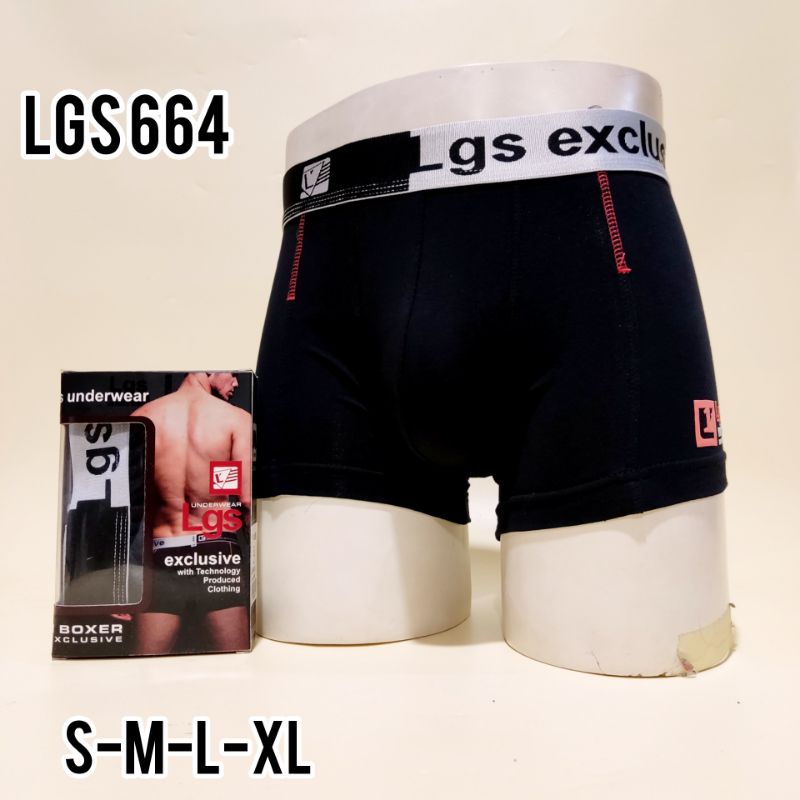 CELANA BOXER PRIA LGS 664 ISI 1 Pcs |CELANA LGS EXCLUSIVE
