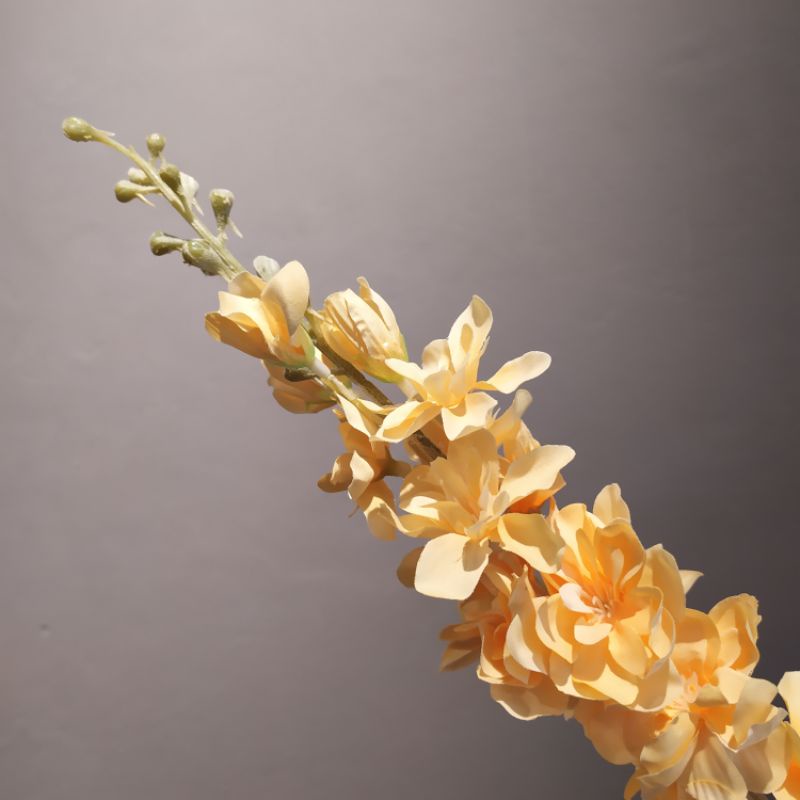 BUNGA ARTIFICIAL FLOWER SNAPDRAGON /BUNGA PLASTIK-Peach