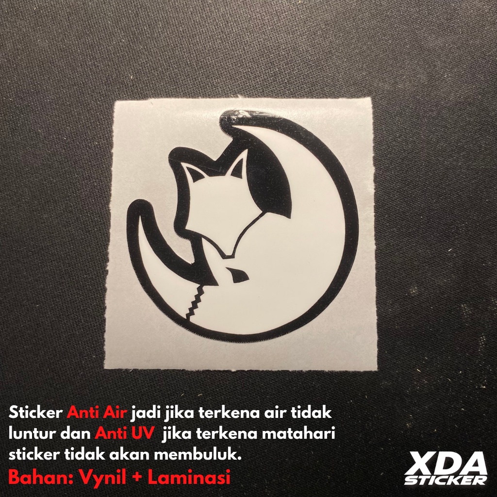 

STIKER/STICKER PRINTCUTT WHITEFOX PROJECT LOGO