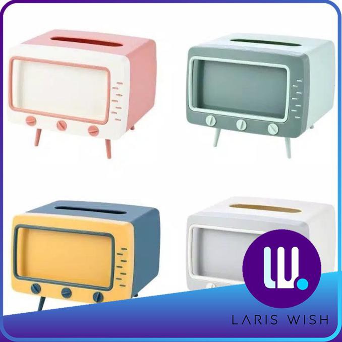 ✅Populer Lariswish Kotak Tempat Tissue Hp TV Drakor Korea Tisu Box Holder Hp - Hijau
