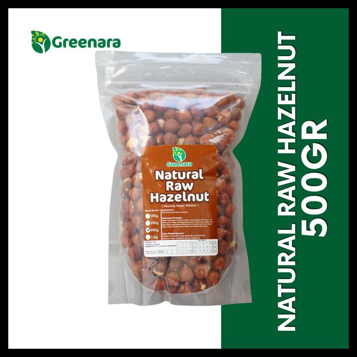 

DISKON TERBATAS !!! RAW HAZELNUT 500GR / KACANG HAZELNUT TERLARIS