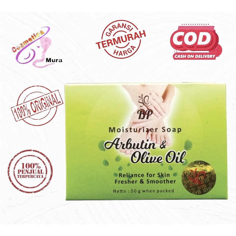 Sabun syb bibit pemutih batang - sabun batang syb - syb soap arbutin &amp; olive oil soap