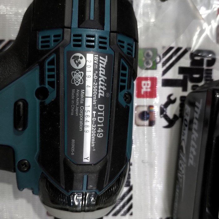 Termurah Mesin Cordless Impact Driver Makita DTD149 DTD 149 Original