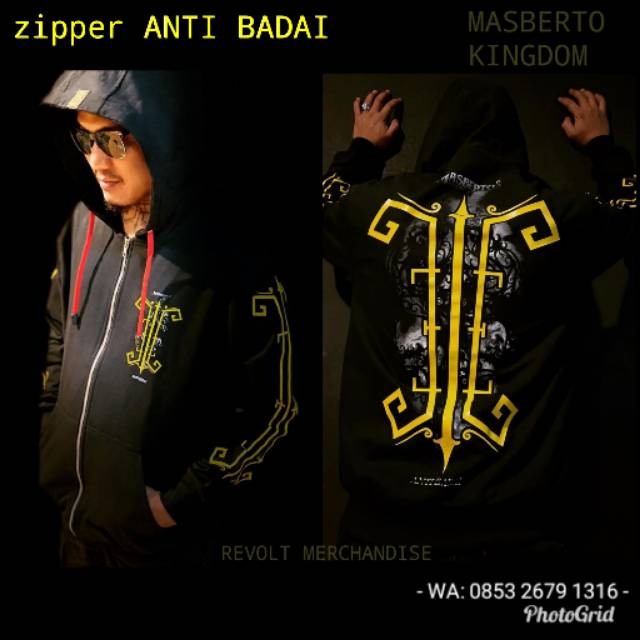 zipper MASBERTO (anti badai)