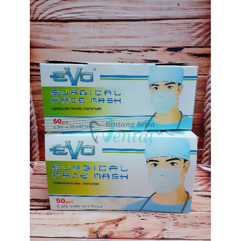 MASKER MEDIS EARLOOP EVO (ISI 50)