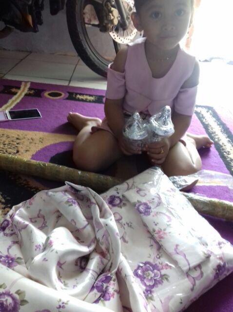 Gorden Gordyn Hordeng Shabby Series Sahara Bolak Balik Warna Pink Hijau Ungu