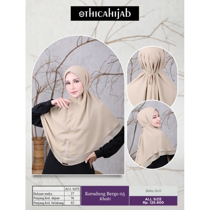 HIJAB INSTAN KERUDUNG BERGO 05 || ETHICA HIJAB