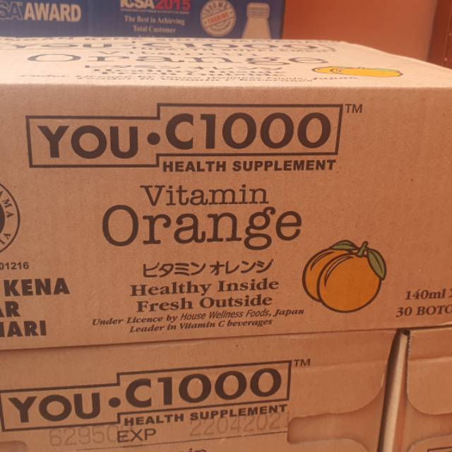 

You c 1000 orange botol kaca