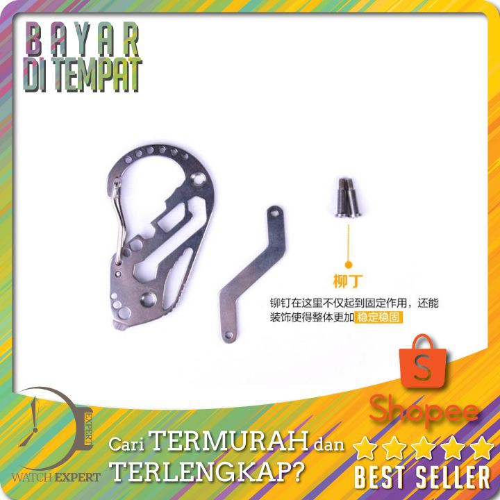 TERMURAH Outdoor Equipment Multifunction Quickdraw Belt Guard Key Holder EDC