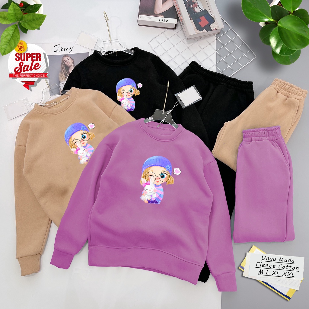 🅳🅵 Sweater Cute Girls Cartoon | Sweter Pria &amp; Wanita | Dhea Fashion