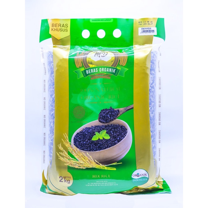 

978Eq10W Md Organic Mix Rice 2Kg WQ12