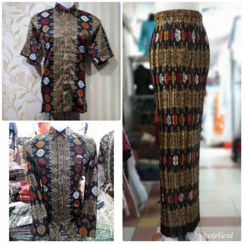 COUPLE BATIK / ROK PRISKET / HEM BATIK / ROK PRISKET DUYUNG / ROK LILIT / TORAJA NAVY / TORAJA HITAM-1