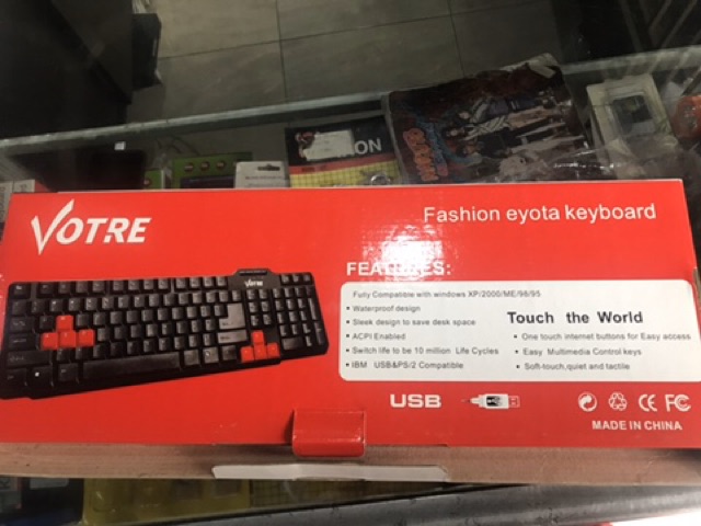 keyboard VOTRE Basic Usb KB2308-Hitam